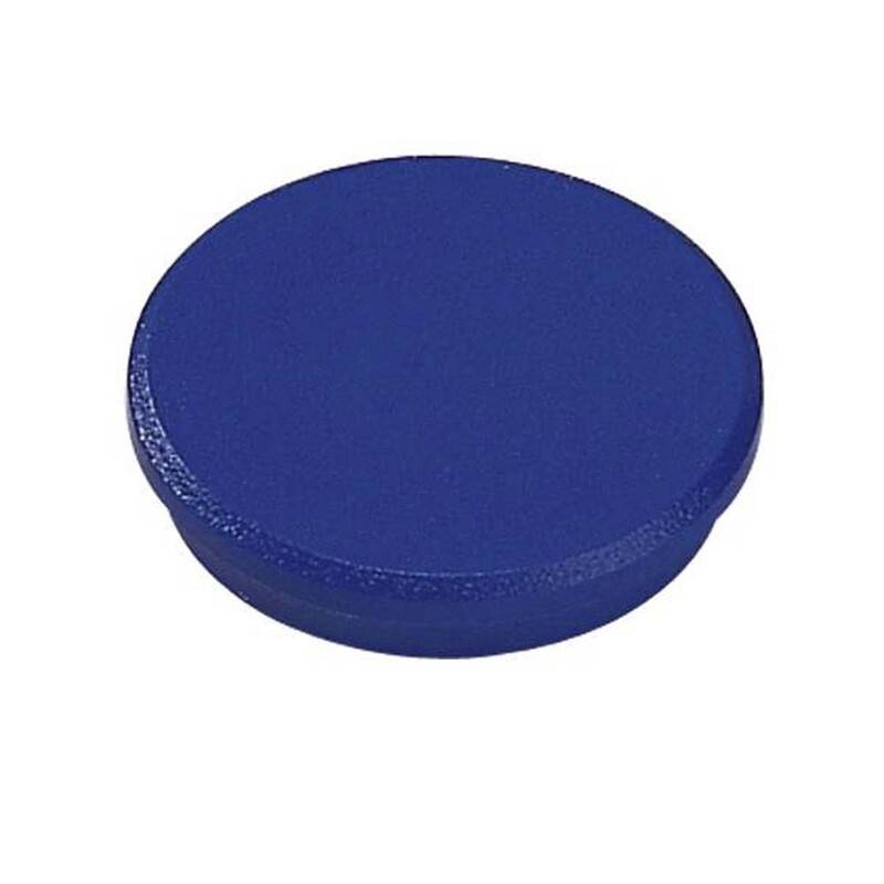 Magneter Dahle 32mm rund bl&aring; 10stk/pak b&aelig;rekraft 0,8kg