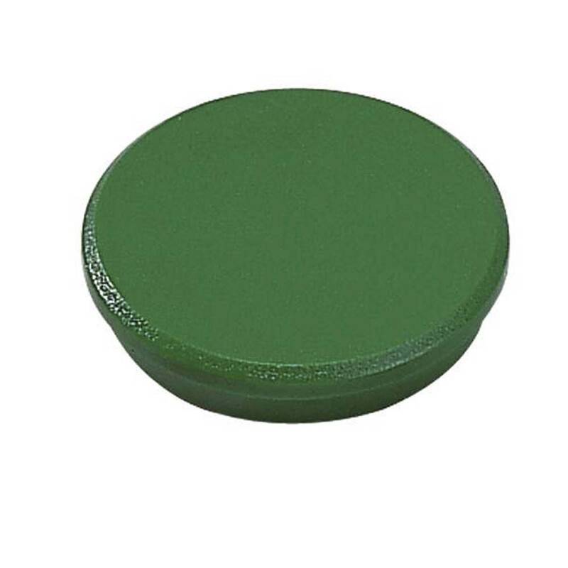 Magneter Dahle 32mm rund gr&oslash;n 10stk/pak b&aelig;rekraft 0,8kg