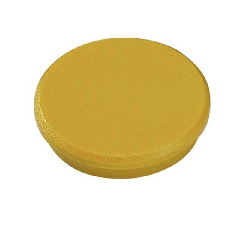 Magneter Dahle 32mm rund gul 10stk/pak b&aelig;rekraft 0,8kg