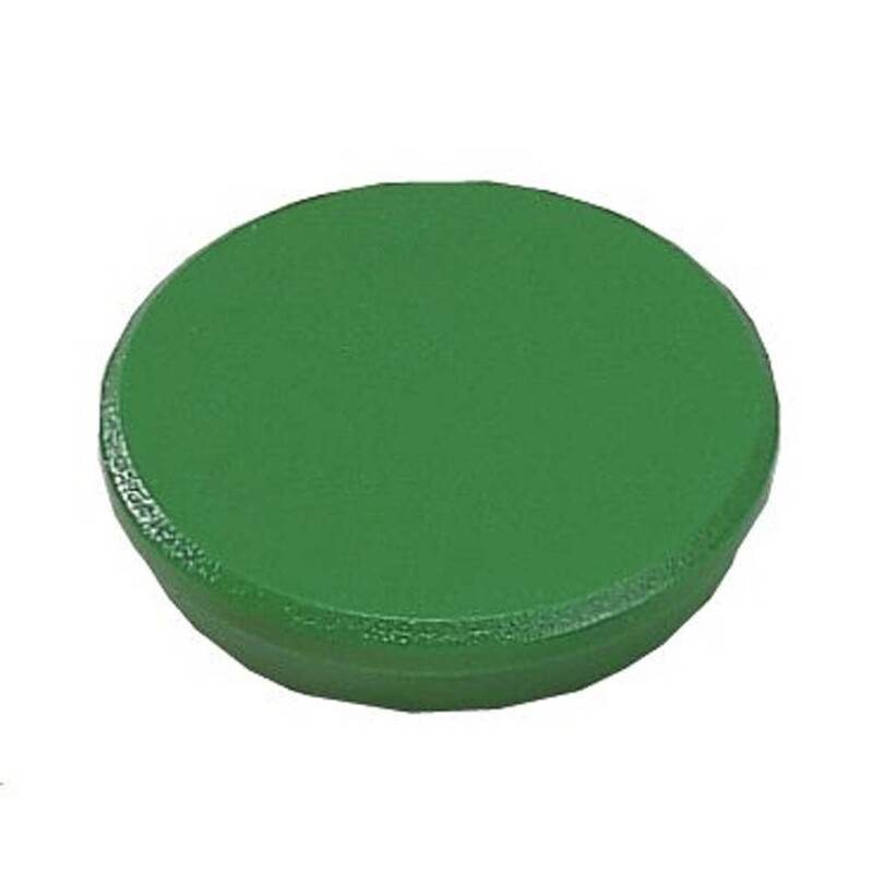 Magneter Dahle 38mm rund gr&oslash;n 10stk/pak 2,5kg b&aelig;rekraft