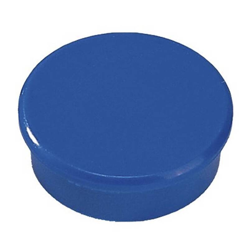 Magneter Dahle 38mm rund bl&aring; 10stk/pak 2,5kg b&aelig;rekraft