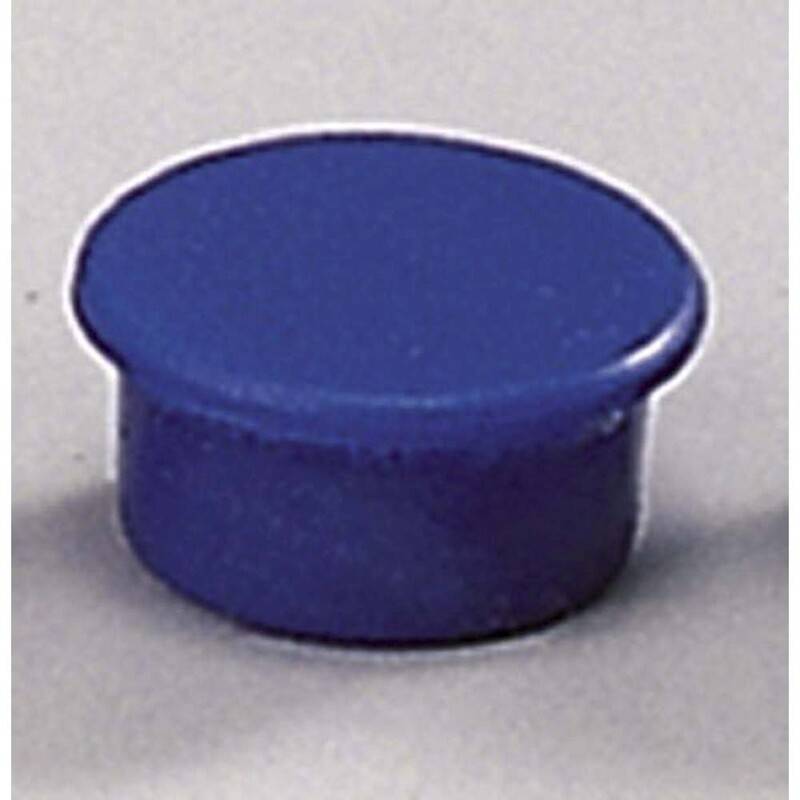 Magneter Dahle 13mm rund bl&aring; 10stk/pak b&aelig;rekraft 0,1kg