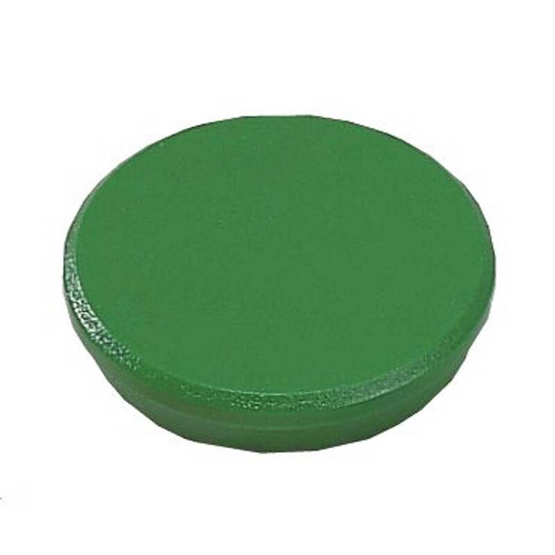 Magneter Dahle 24mm rund gr&oslash;n 10stk/pak b&aelig;rekraft 0,3kg