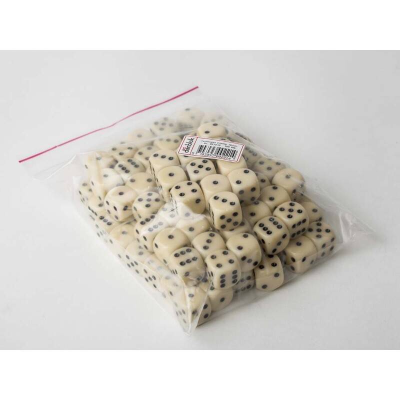 Terninger creme 16mm 100stk/pak NoName natur pakke a 100 stk 897216