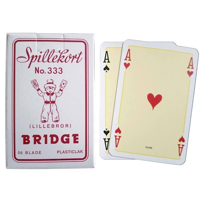 Spillekort Lillebror nr. 333 NoName assorteret kasse med 12 pakker