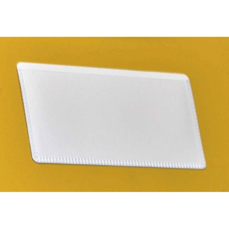 Magnetlomme 5x10cm flad &aring;ben liggende 50stk/pak