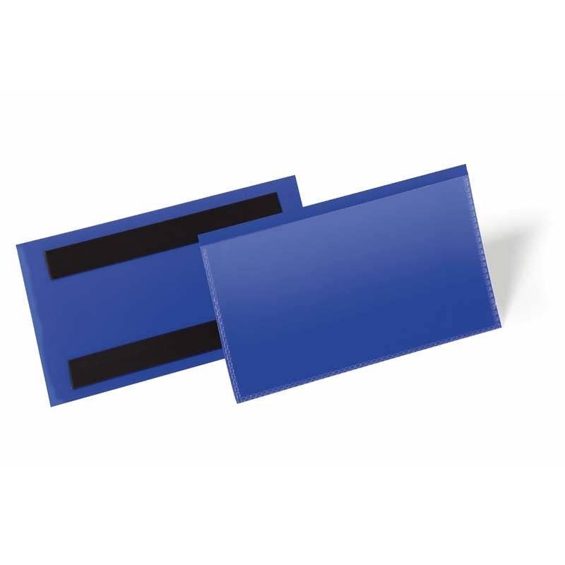 Hyldeforkant m/magnet bl&aring; 150x67mm Durable 67x150 med magnet