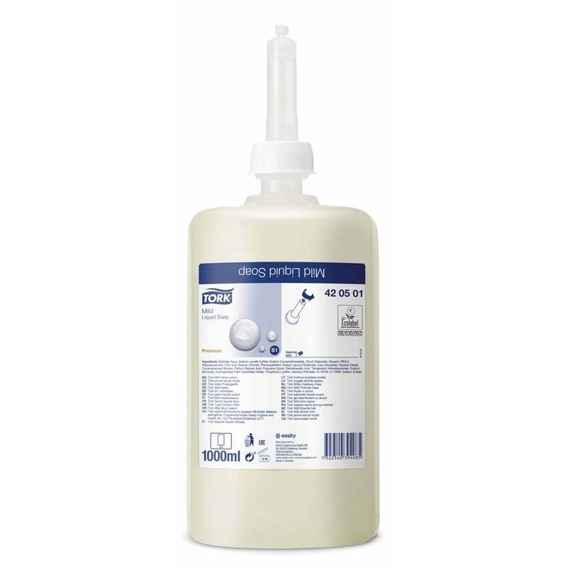 S&aelig;be Tork Premium Mild S1 lys gul 420501 6x1l/pak