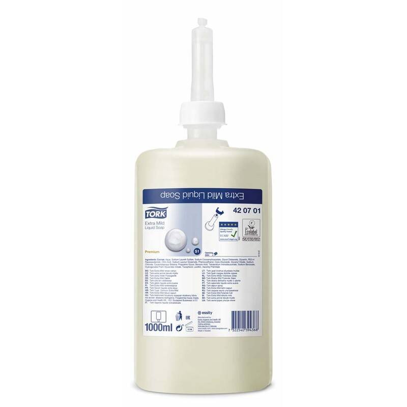 S&aelig;be Tork Premium Extra Mild S1 hvid 420701 6x1l