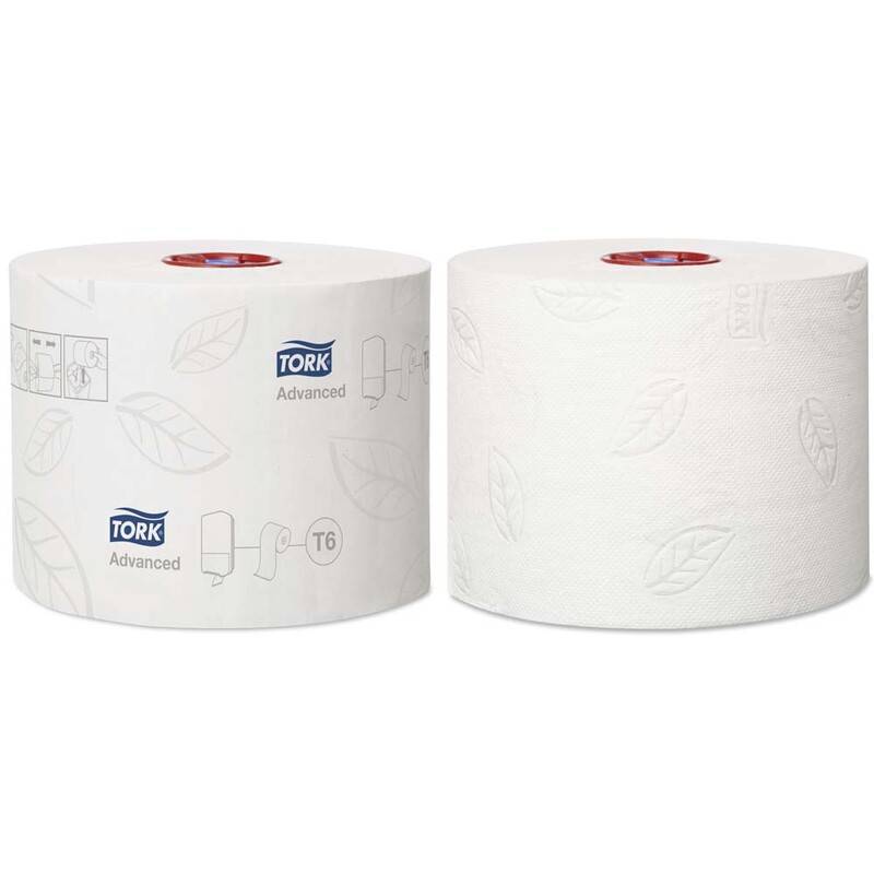Toiletpapir Tork Mid-Size Advanced T6 2-lags 100m 27rul