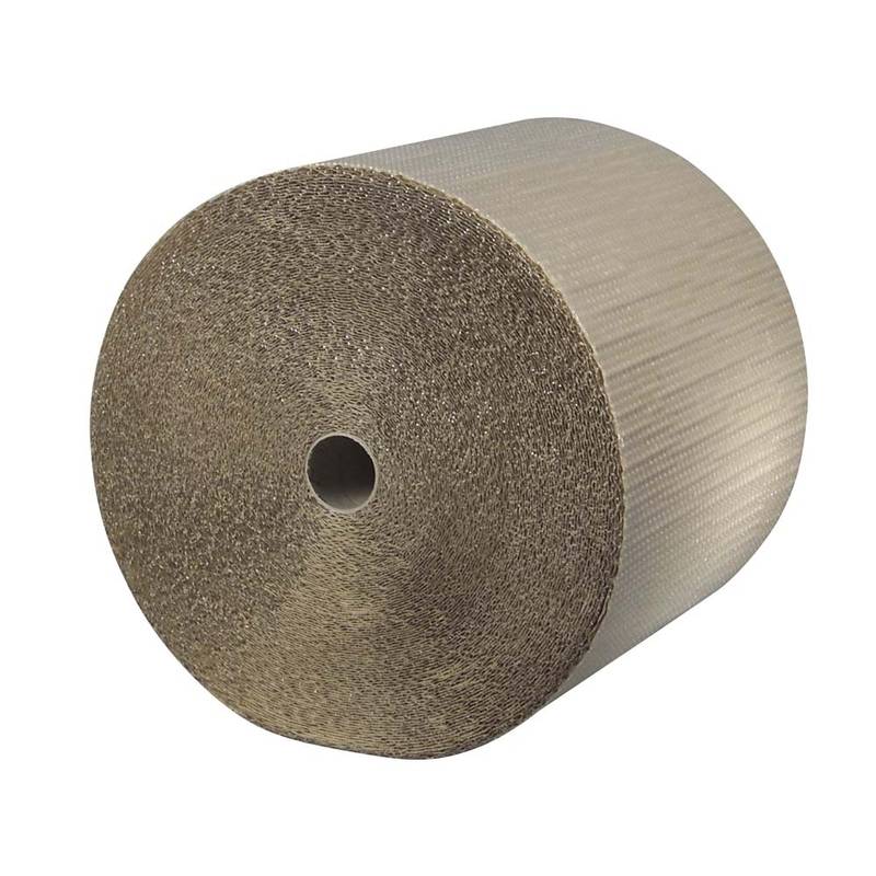 Boblefolie m/kraftpapir 100cmx75m Coated boblefolie 1000 mm x 75.00 m