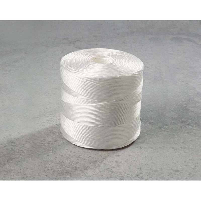 Polykordel 300 m/kg PP 2kg 600m Snor rullel&aelig;ngde: 600.00 m hvid