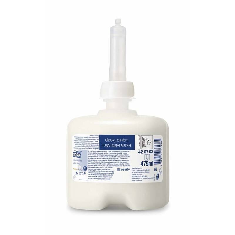 S&aelig;be Tork Premium Mild S2 uden parfume hvid 0,475ml