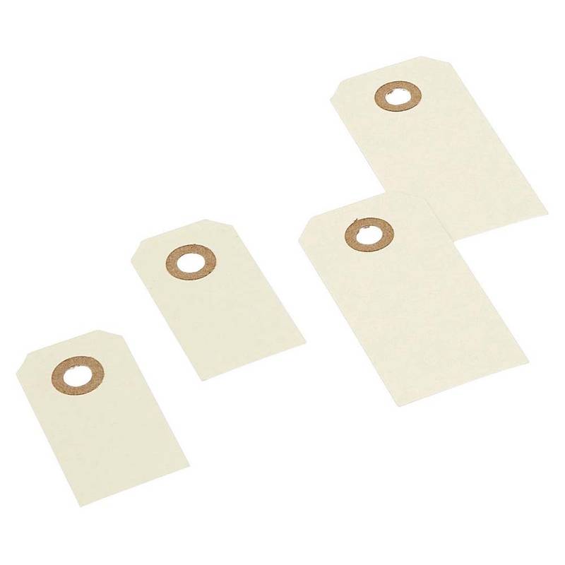 Manillam&aelig;rker 30x60mm natur A1 1000st/pkt