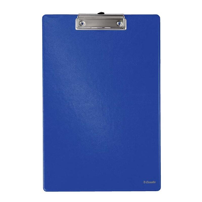 Clipboard Esselte bl&aring; A4 u/forside 210x297mm