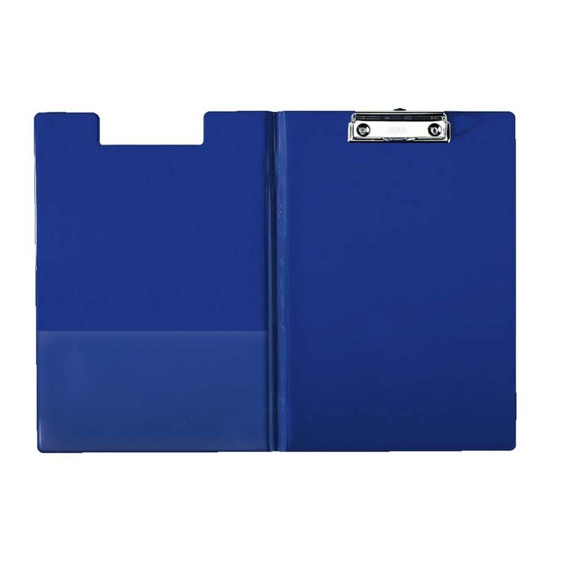Clipboard Esselte bl&aring; A4 m/forside 210x297mm