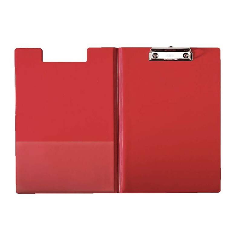 Clipboard Esselte r&oslash;d A4 m/forside 210x297mm