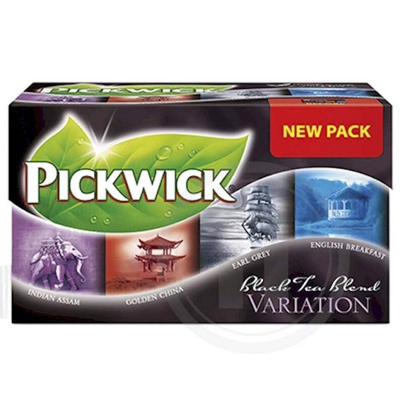 Te Pickwick sort 20breve/pak pakke a 20 stk