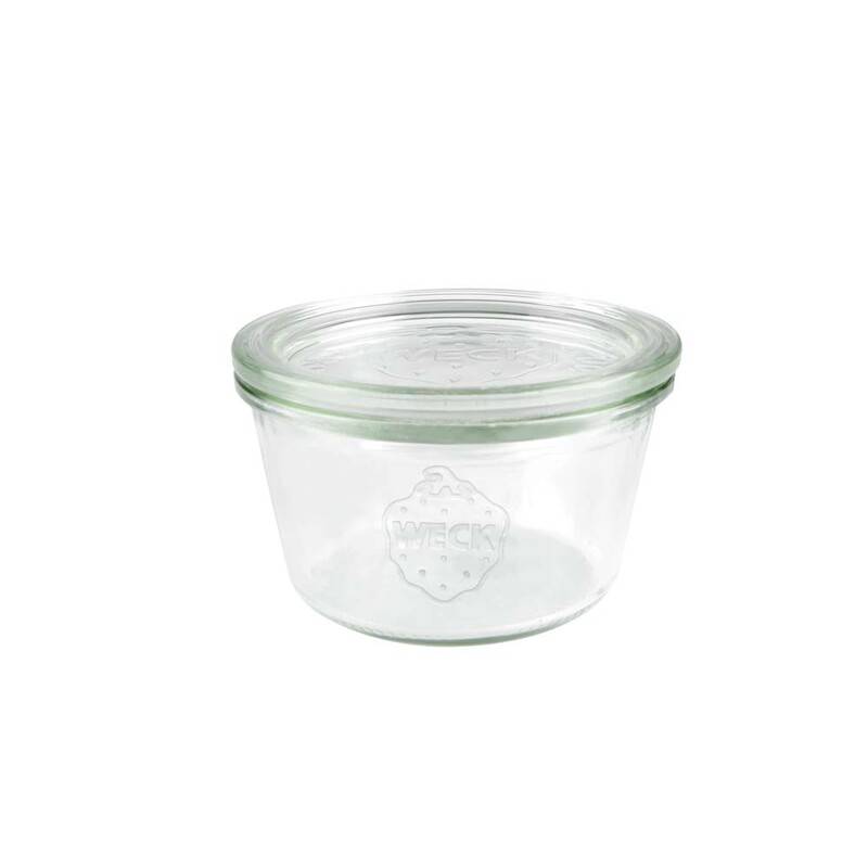 Sylteglas Weck incl l&aring;g (741) 370ml &Oslash;10x6,9cm 6stk/pak