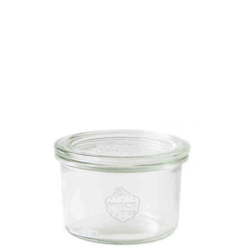 Sylteglas Weck incl. l&aring;g (751) 200ml &Oslash;8x5,6cm 12stk/pak