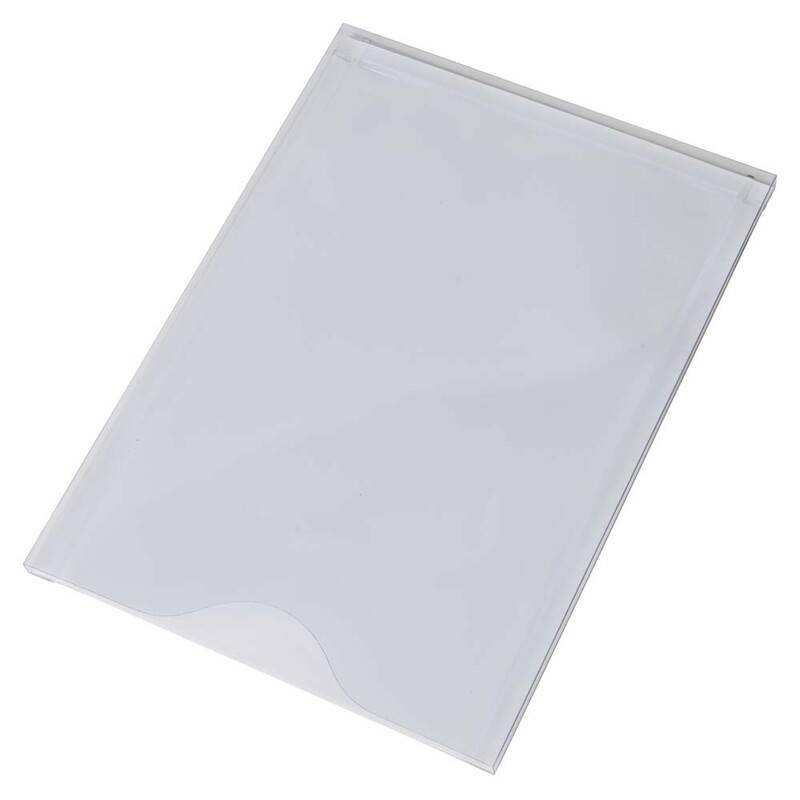 Magnetlomme A4 &aring;ben top 4cm dyb 10stk/pak