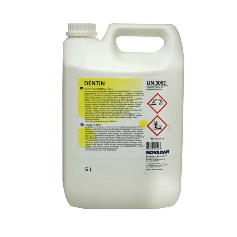 Reng&oslash;ring/desinfektion Dentin 5l Desinfektion overflader Novadan KOMBI