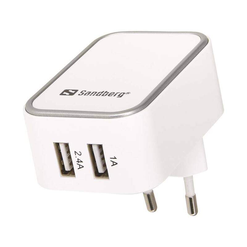Adapter Sandberg AC charger dual USB EU