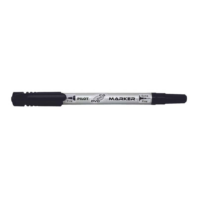 Marker CD Pilot Twin BeGreen sort Pilot Begreen Twin CD/DVD 4-0 Spids