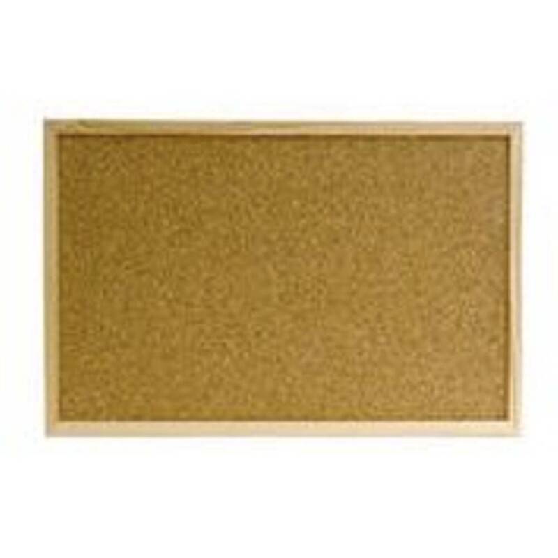 Opslagstavle kork 60x100cm m/tr&aelig;ramme BNT Bnt/Office brun 600 x1000