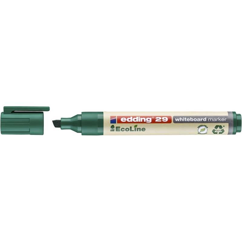 Whiteboardmarker edding 29 EcoLine gr&oslash;n 1-5mm skr&aring; spids