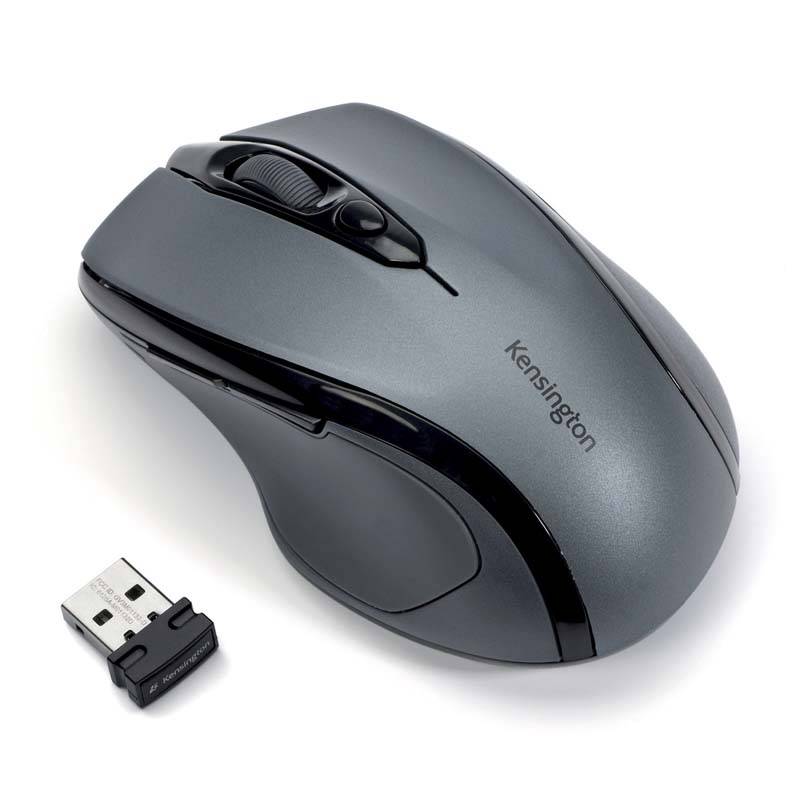 Mus Kensington Pro Fitt MidSize Wireless gr&aring;