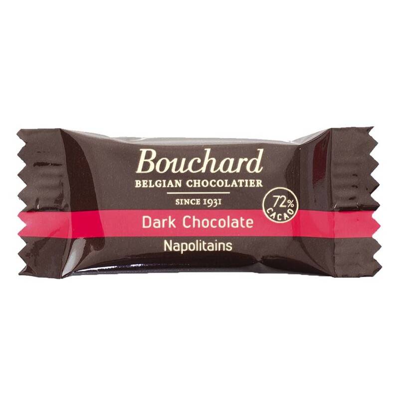 Chokolade Bouchard m&oslash;rk 5g flowpakket 1kg/pak