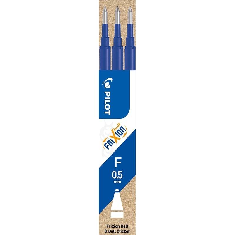 Refill Pilot FriXion bl&aring; 0,5 fine 3-pack