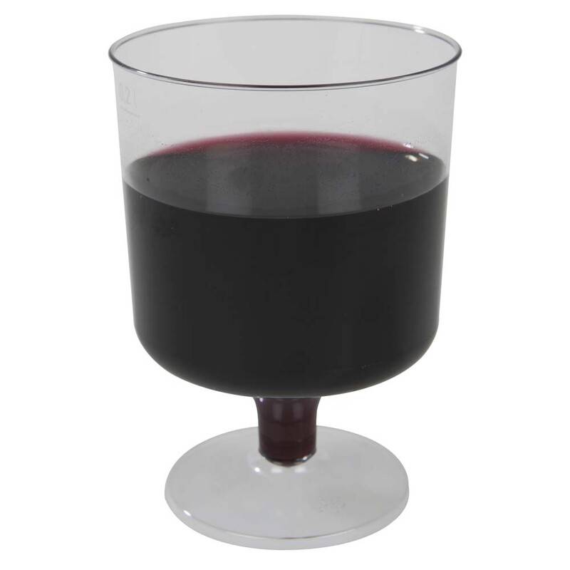 R&oslash;dvinsglas p&aring; fast fod PS 23cl, 20cl klar 10stk/ps
