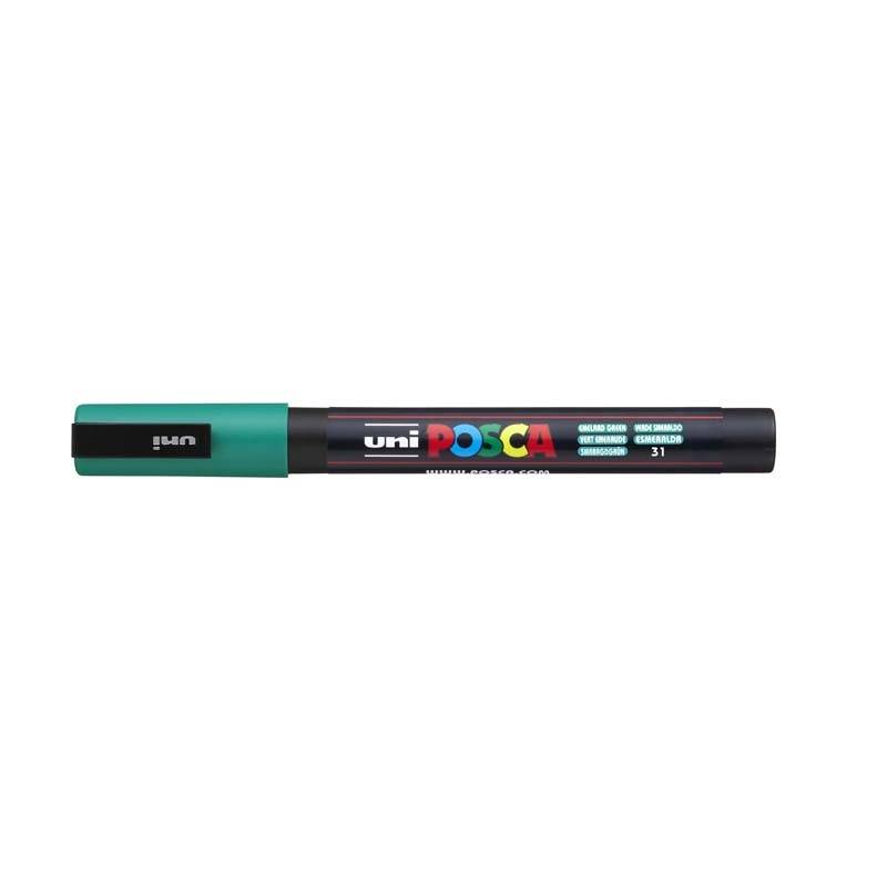Paint marker Uni Posca PC-3M emerald gr&oslash;n 0,9-1,3mm