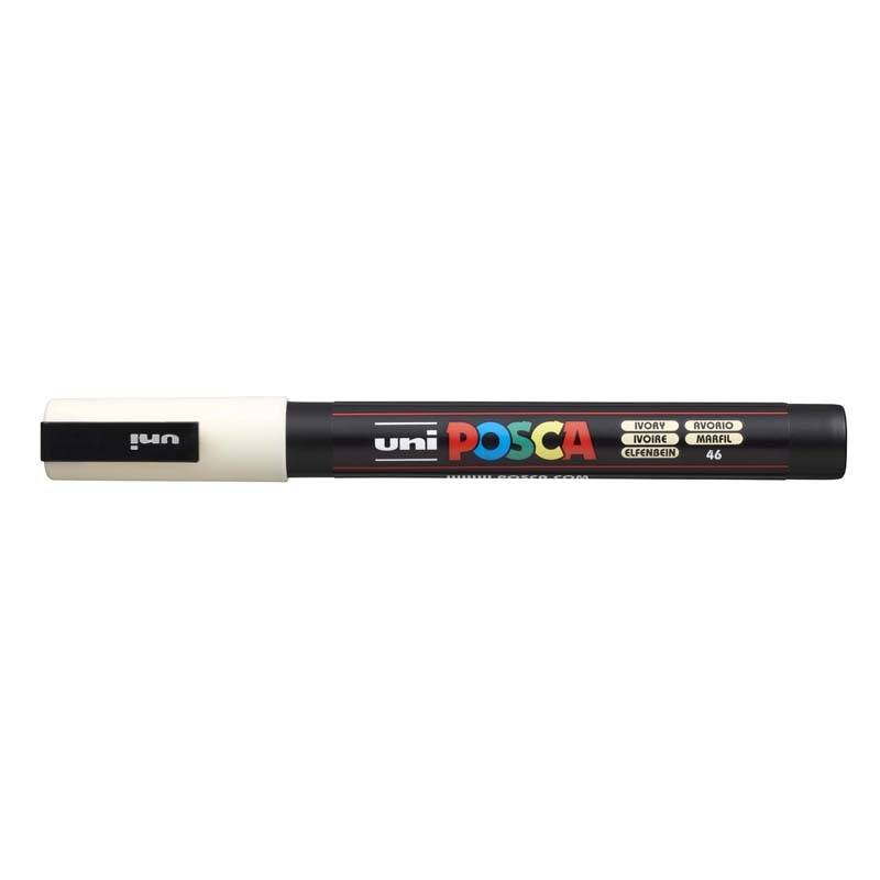 Paint marker Uni Posca PC-3M ivory 0,9-1,3mm