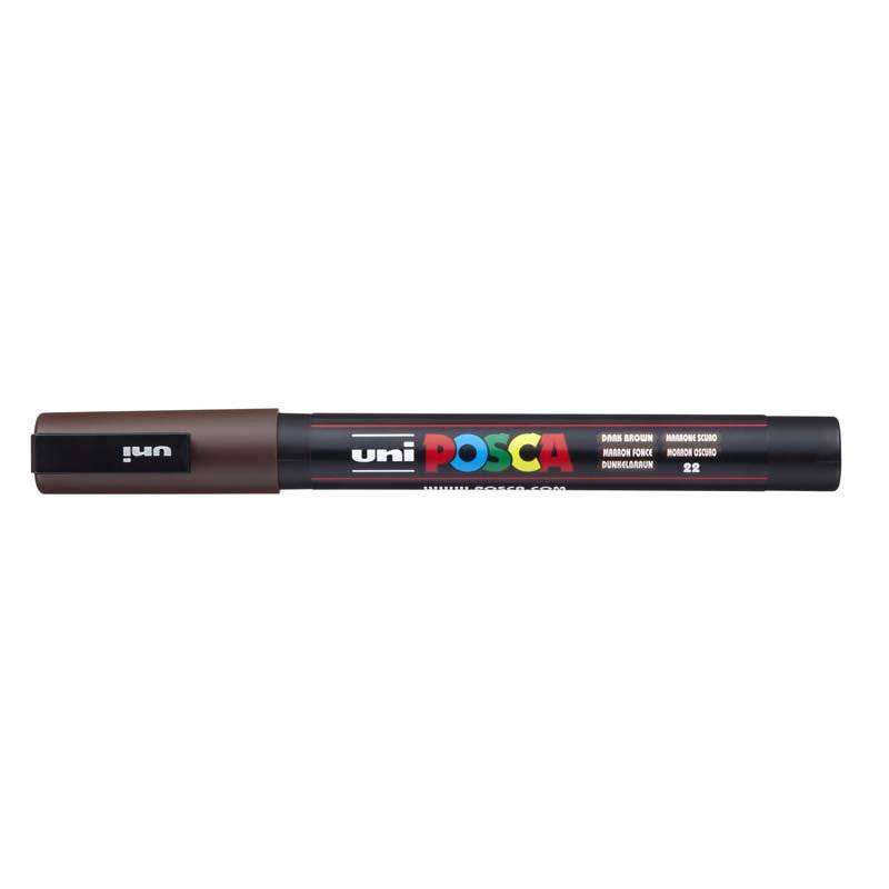 Paint marker Uni Posca PC-3M dark brun 0,9-1,3mm