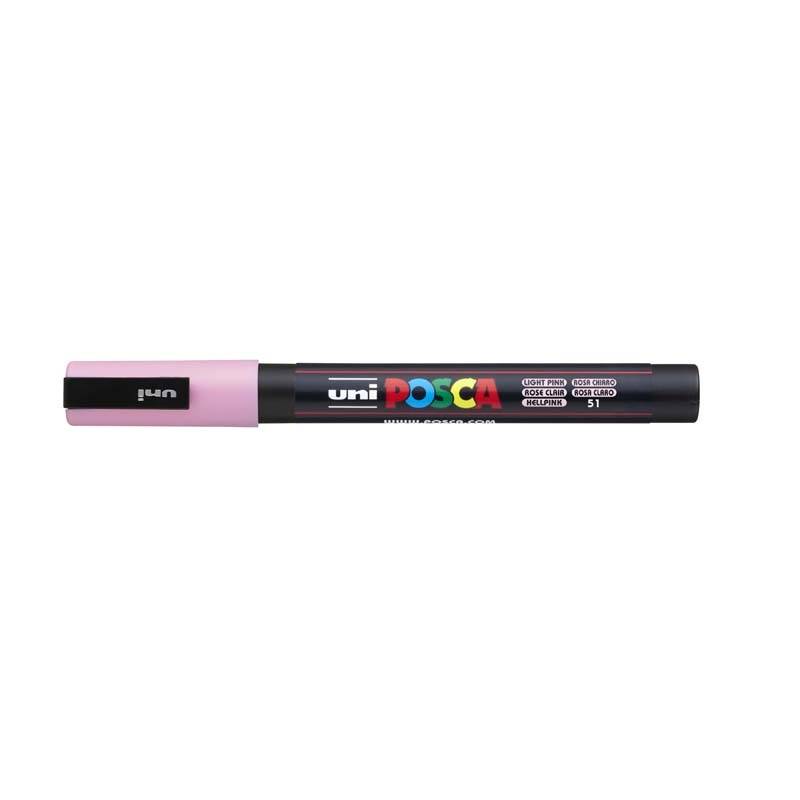 Paint marker Uni Posca PC-3M light pink 0,9-1,3mm