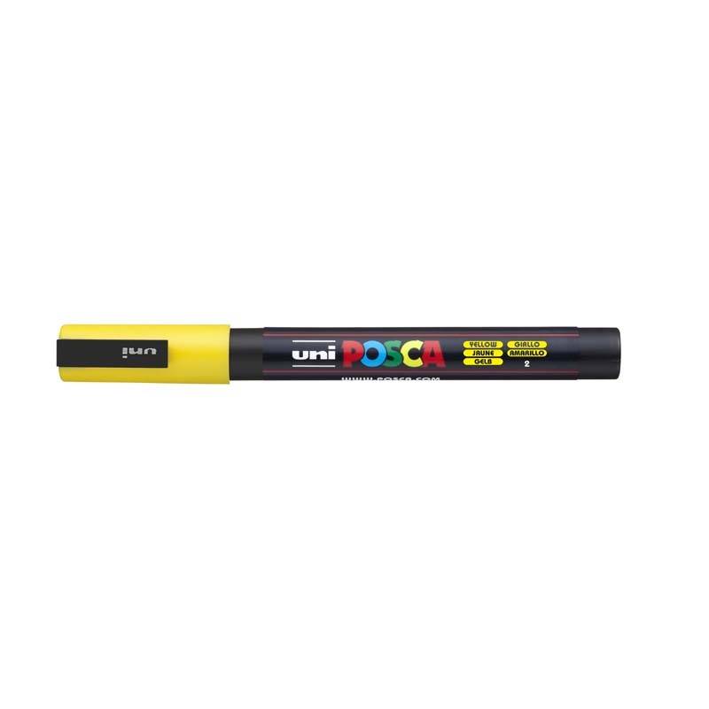 Paint marker Uni Posca PC-3M gul 0,9-1,3mm