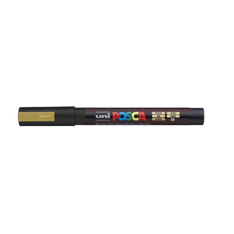 Paint marker Uni Posca PC-3M guld 0,9-1,3mm