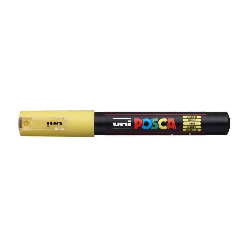 Paint marker Uni Posca PC-1M gul 0,7mm