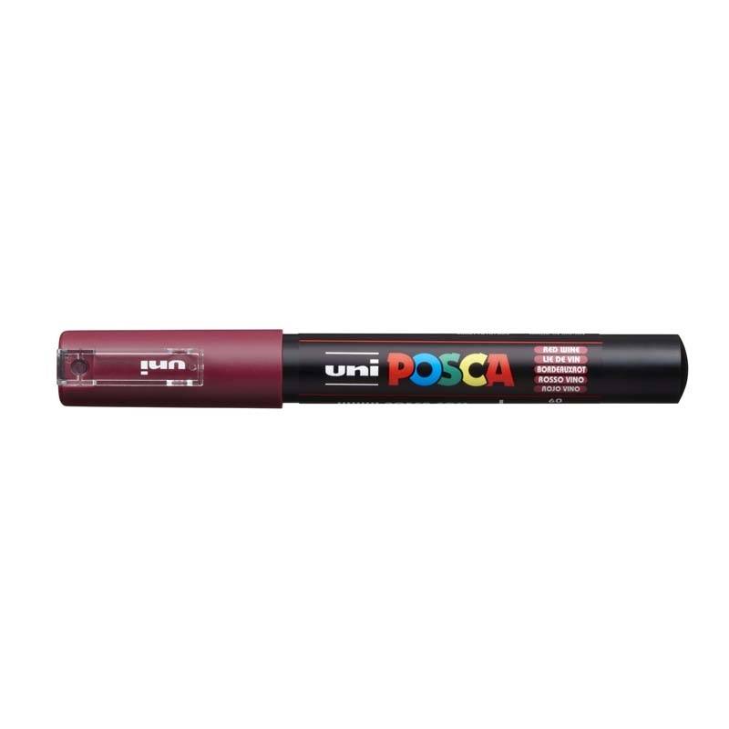 Paint marker Uni Posca PC-1M r&oslash;d wine 0,7mm
