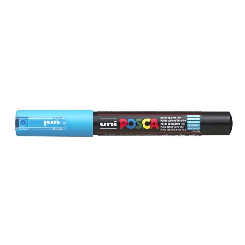 Paint marker Uni Posca PC-1M light bl&aring; 0,7mm