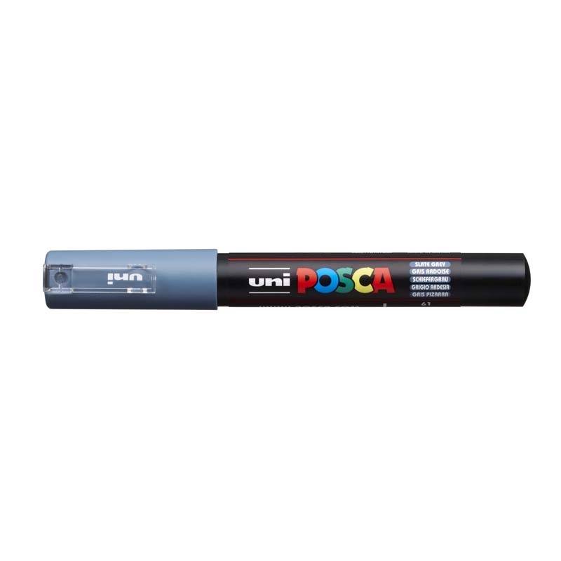 Paint marker Uni Posca PC-1M slate gr&aring; 0,7mm