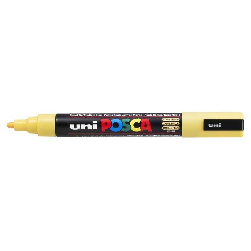 Paint marker Uni Posca PC-5M straw gul 1,8-2,5mm