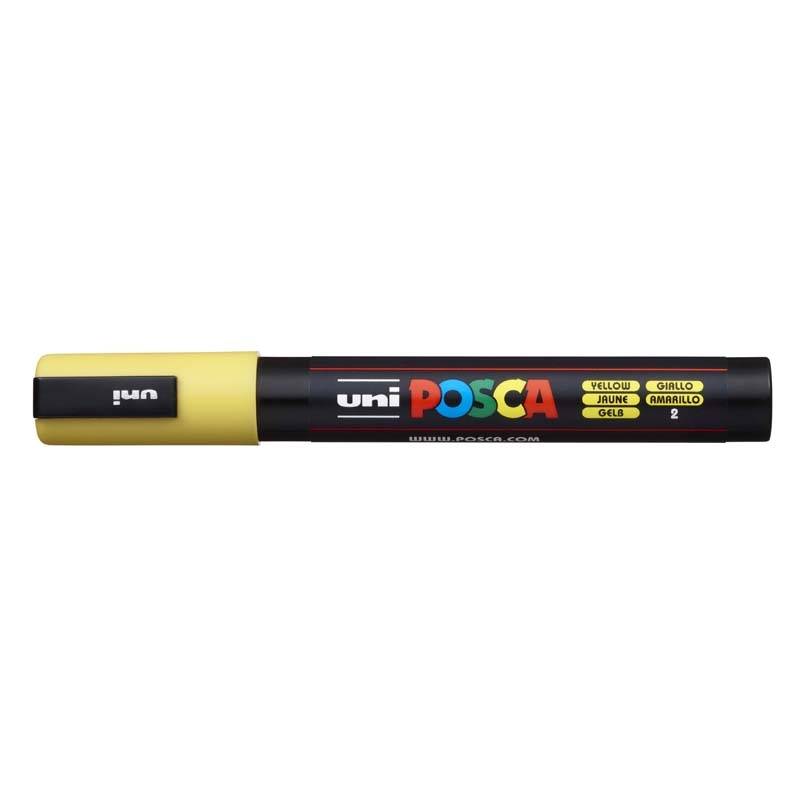 Paint marker Uni Posca PC-5M gul 1,8-2,5mm