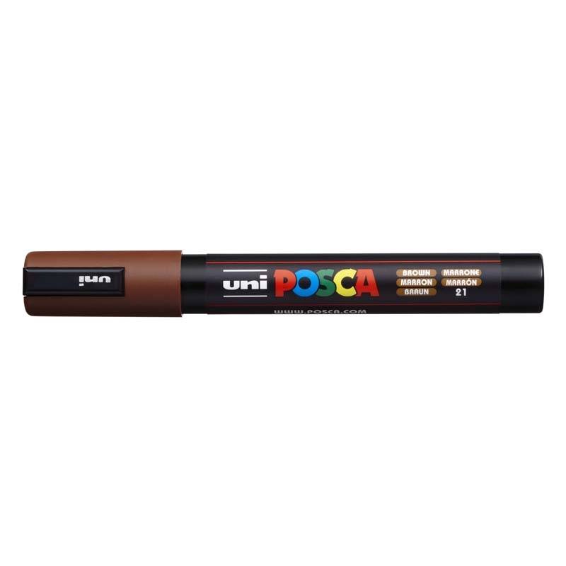 Paint marker Uni Posca PC-5M brun 1,8-2,5mm