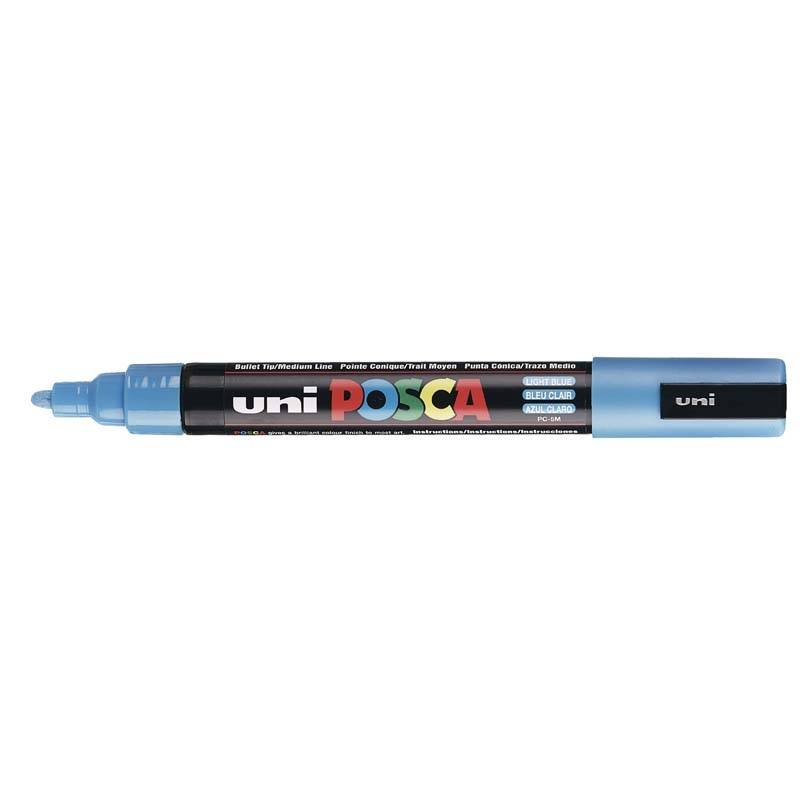 Paint marker Uni Posca PC-5M light bl&aring; 1,8-2,5mm