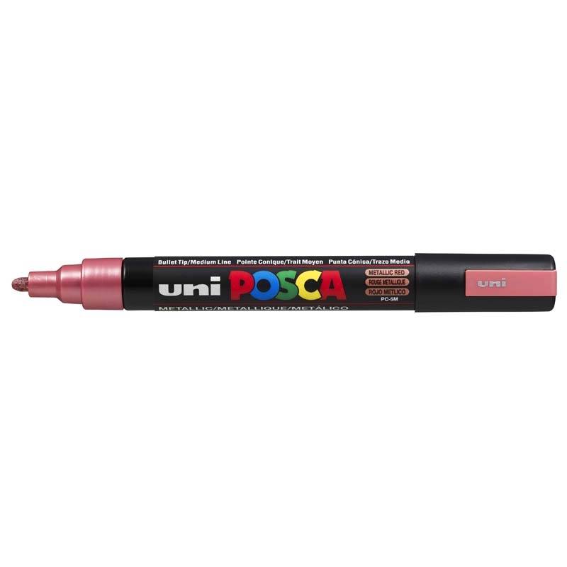 Paint marker Uni Posca PC-5M metal r&oslash;d 1,8-2,5mm
