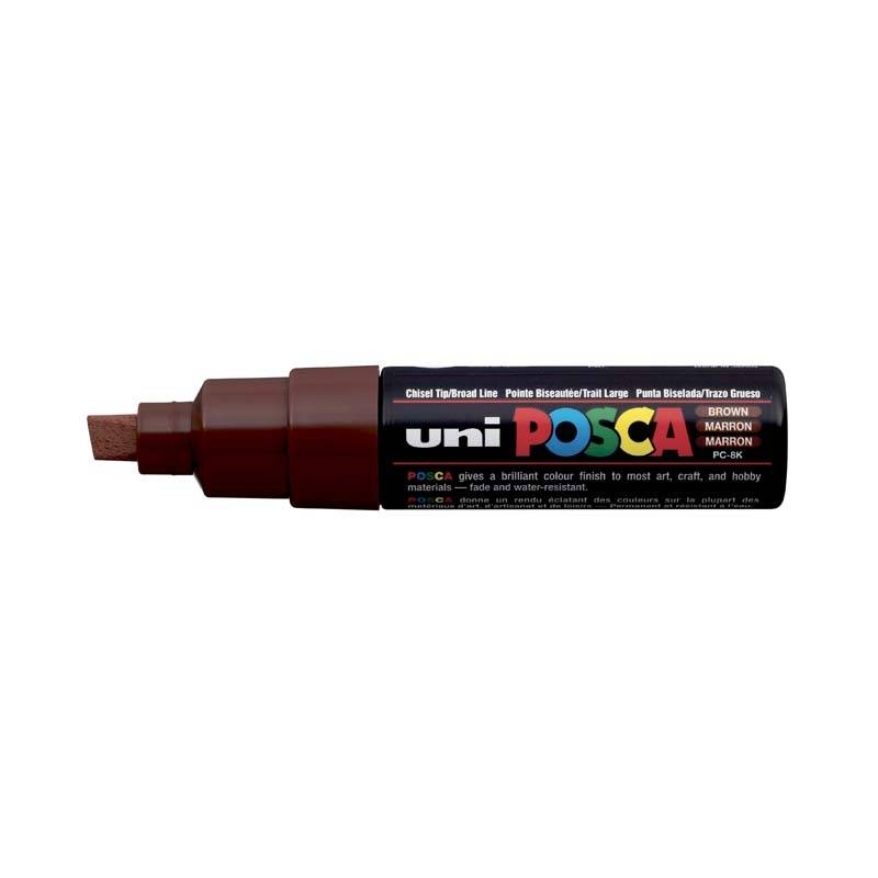 Paint marker Uni Posca PC-8K brun 8mm Paintmarker Rund spids permanent